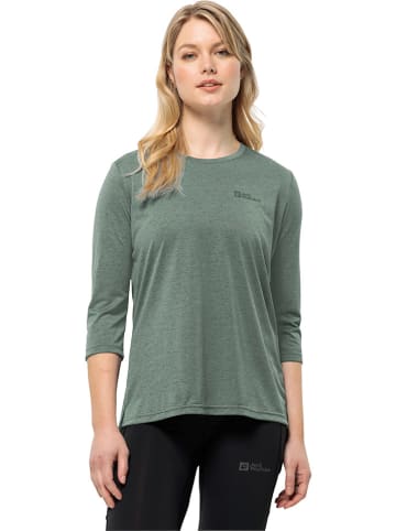 Jack Wolfskin Funktionsshirt "Crosstrail" in Grün
