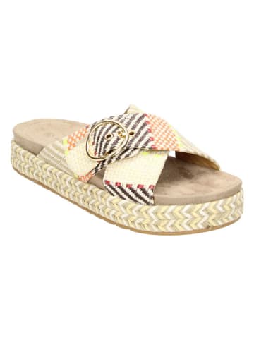 Claudia Ghizzani Slippers geel/meerkleurig