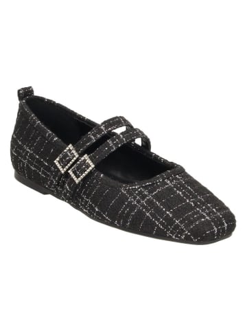 Claudia Ghizzani Ballerinas in Schwarz/ Silber