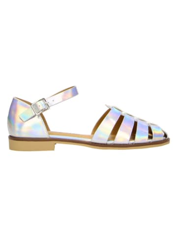 Claudia Ghizzani Sandalen in Silber/ Bunt