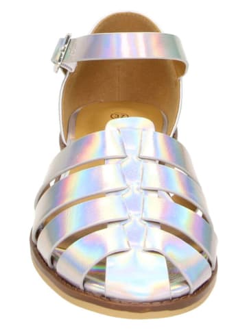 Claudia Ghizzani Sandalen in Silber/ Bunt