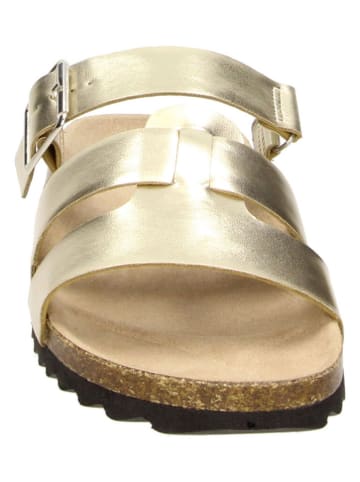 Claudia Ghizzani Pantoletten in Gold