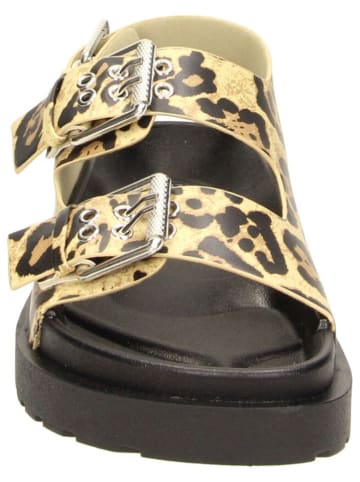 Claudia Ghizzani Sandalen in Gelb/ Schwarz