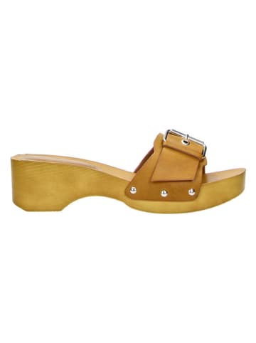 Claudia Ghizzani Slippers lichtbruin