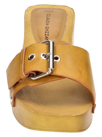 Claudia Ghizzani Slippers lichtbruin