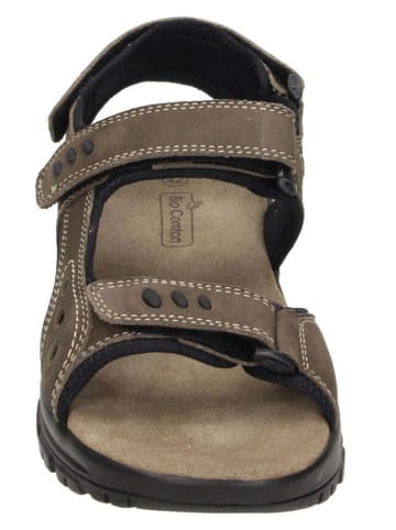 Bio Comfort Leder-Trekkingsandalen in Braun