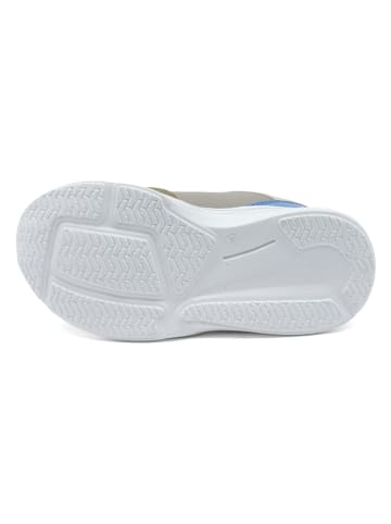 bisgaard Leder-Sneakers in Khaki/ Blau