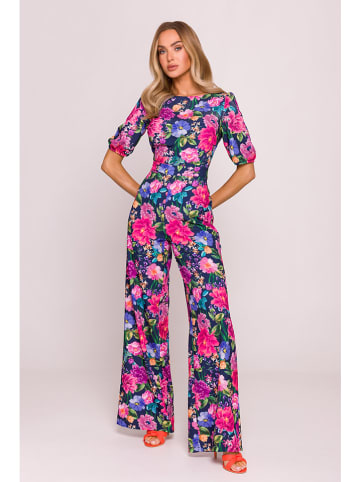 made of emotion Jumpsuit in Dunkelblau/ Pink