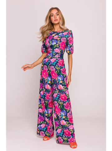made of emotion Jumpsuit donkerblauw/roze