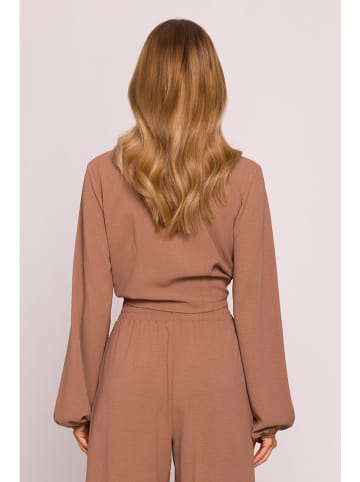 made of emotion Bluse in Hellbraun