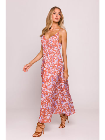 made of emotion Kleid in Orange/ Lila