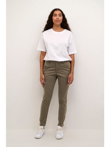 Kaffe Spodnie chino w kolorze khaki