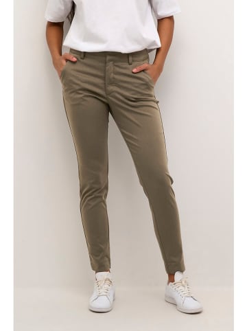 Kaffe Spodnie chino w kolorze khaki