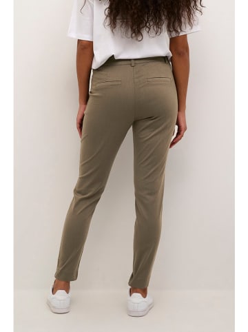 Kaffe Spodnie chino w kolorze khaki