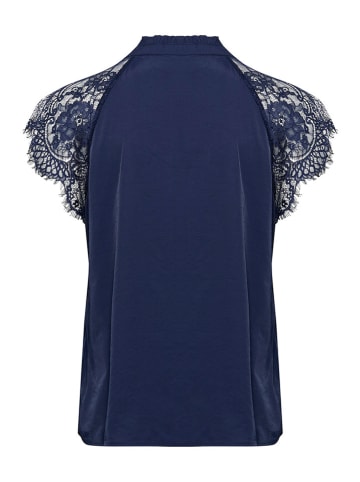 Cream Bluse in Dunkelblau