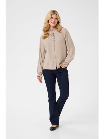 Cream Bluse in Beige