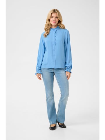 Cream Bluse in Hellblau