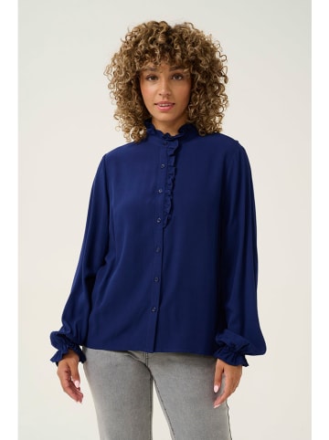 Cream Blouse donkerblauw