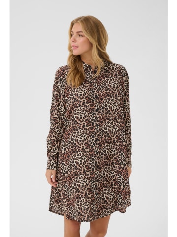 Kaffe Jurk beige/bruin