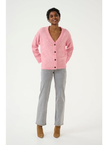 Cream Cardigan in Rosa