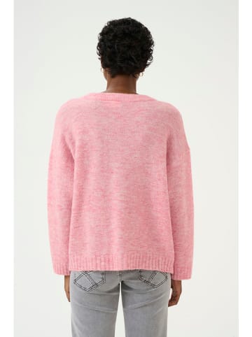 Cream Cardigan in Rosa