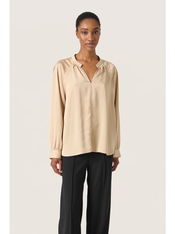 Soaked in Luxury Bluse in Beige
