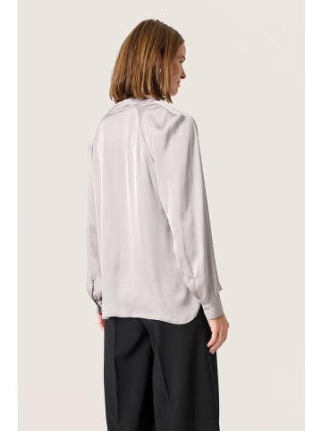 Soaked in Luxury Bluse in Grau