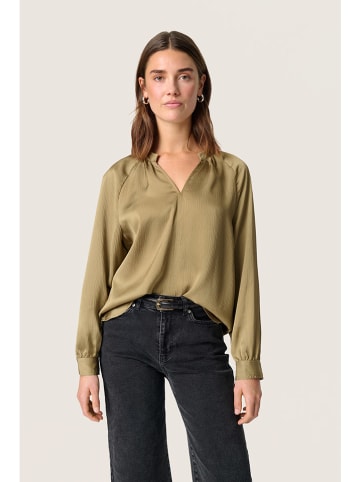 Soaked in Luxury Bluse in Oliv