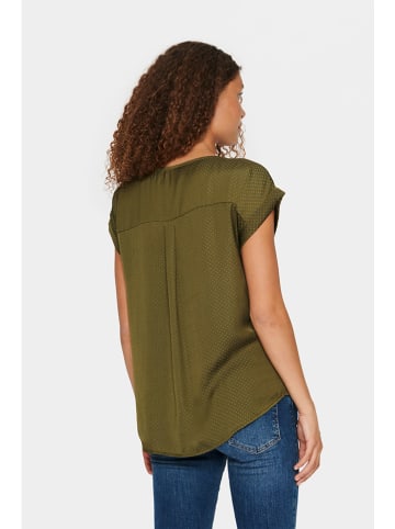 SAINT TROPEZ Blouse olijfgroen