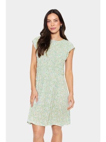 SAINT TROPEZ Jurk lichtgroen/wit