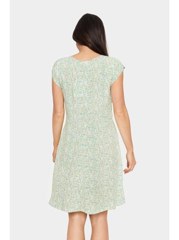 SAINT TROPEZ Jurk lichtgroen/wit