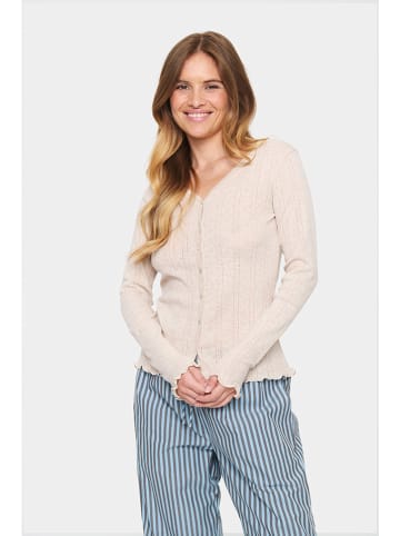 SAINT TROPEZ Cardigan in Beige