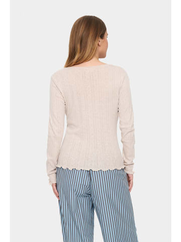 SAINT TROPEZ Cardigan in Beige