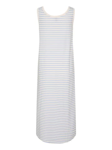 CULTURE Kleid in Creme/ Hellblau
