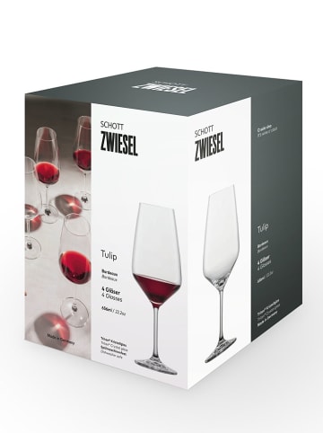 Schott Zwiesel 4er-Set: Rotweingläser "Tulip" - 656 ml