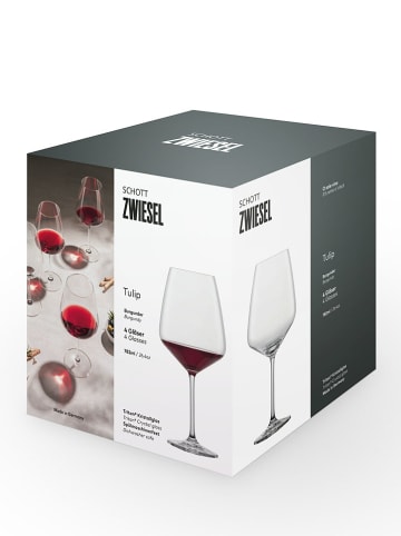 Schott Zwiesel 4er-Set: Rotweingläser "Tulip" - 782 ml