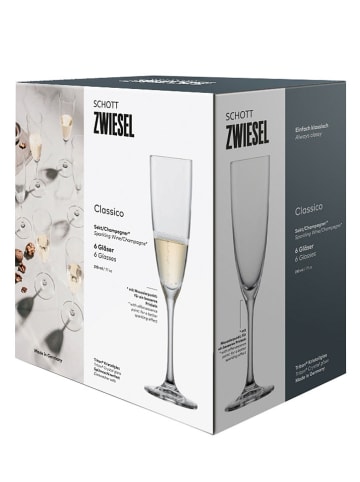 Schott Zwiesel 6er-Set: Sektgläser "Classico" - 210 ml