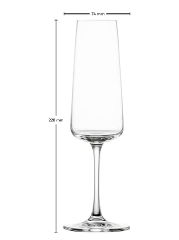 Schott Zwiesel 4er-Set: Champagnergläser "Miovino" - 260 ml