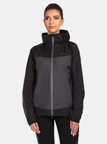 Kilpi Funktionsjacke "Hurricane" in Grau/ Schwarz