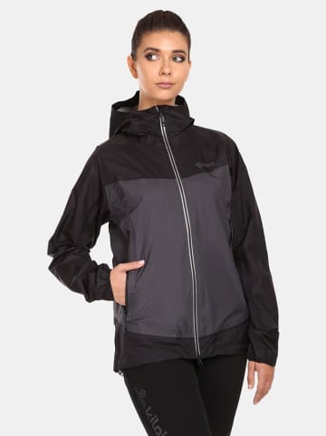 Kilpi Funktionsjacke "Hurricane" in Grau/ Schwarz