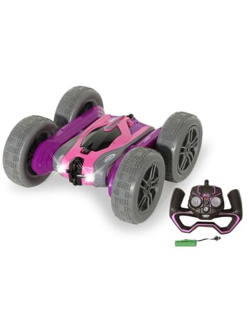 Jamara Zdalnie sterowany samochód "SpinX Stuntcar" w kolorze fioletowo-różowym - 6+