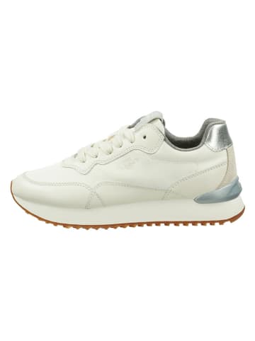 GANT Footwear Skórzane sneakersy w kolorze kremowym
