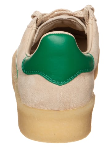 GANT Footwear Leder-Sneakers "Dreamy" in Beige/ Grün