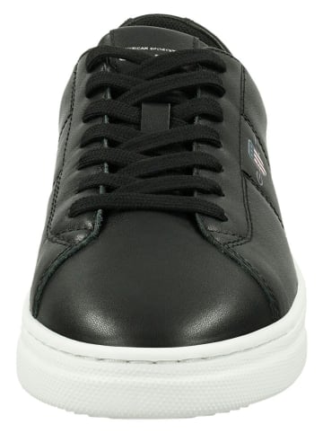 GANT Footwear Skórzane sneakersy w kolorze czarnym