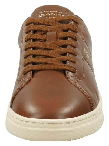 GANT Footwear Leren sneakers lichtbruin