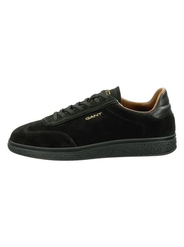 GANT Footwear Skórzane sneakersy w kolorze czarnym