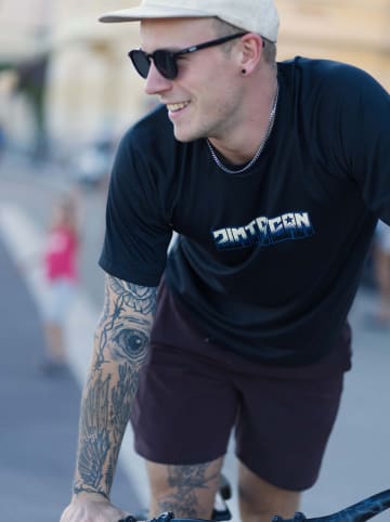 Zimtstern Fahrradshirt "Heavy Pedalz" in Anthrazit