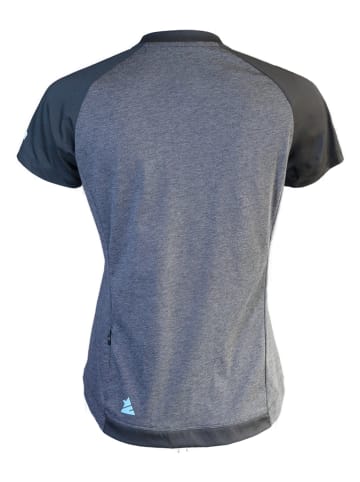 Zimtstern Fahrradshirt "Pure Flowz" in Grau