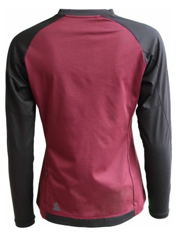 Zimtstern Fahrradshirt "Pure Flowz" in Rot/ Anthrazit