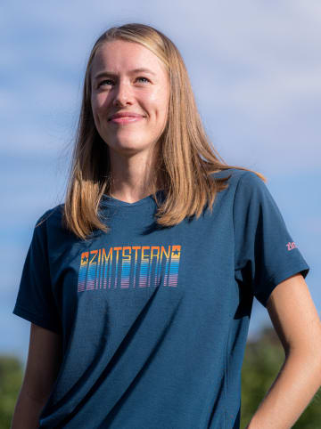 Zimtstern Fahrradshirt "Setz" in Blau
